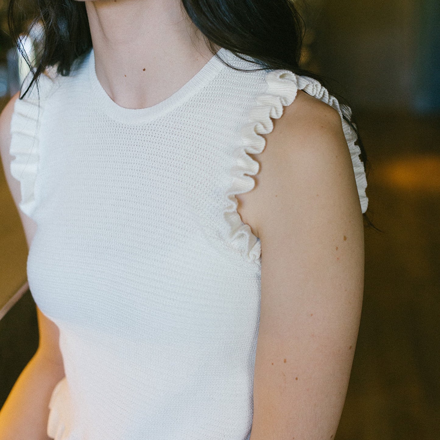 White woman top