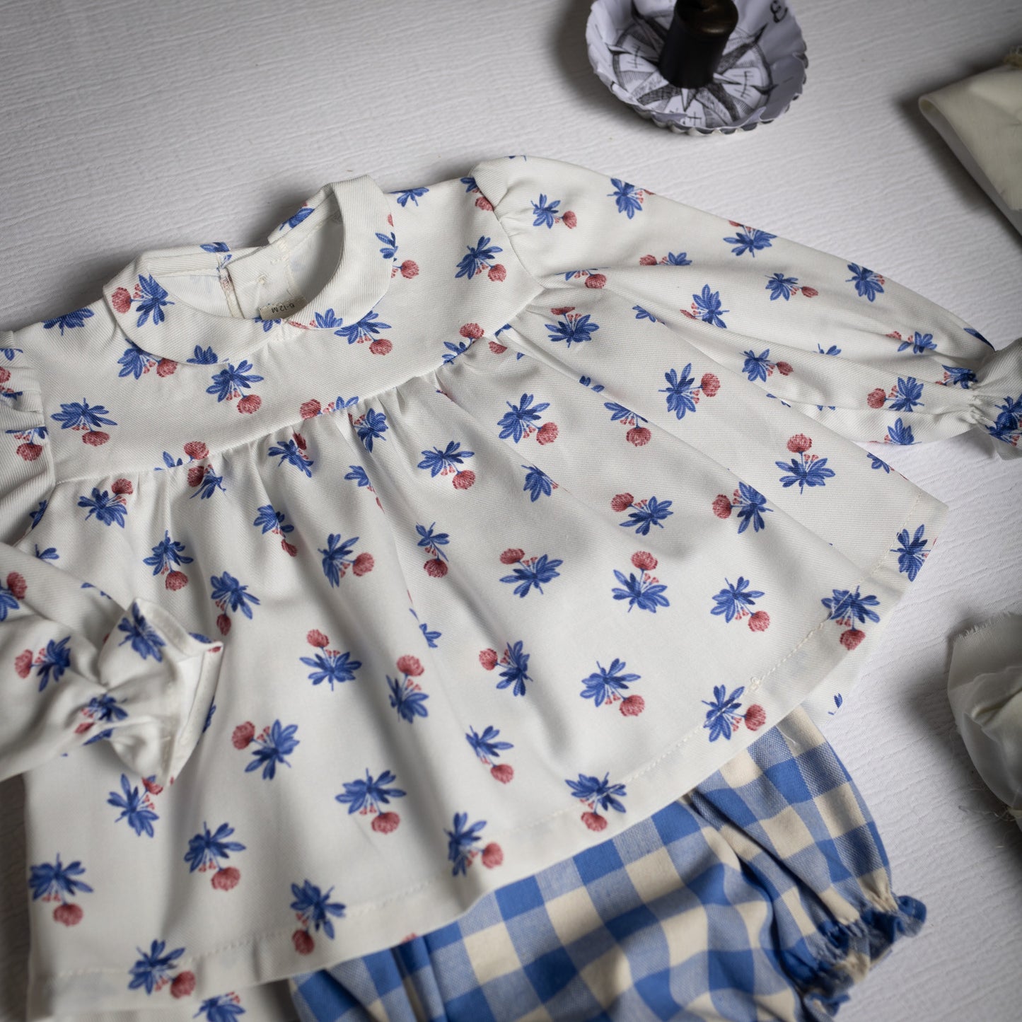 Creta blue shirt with yoke