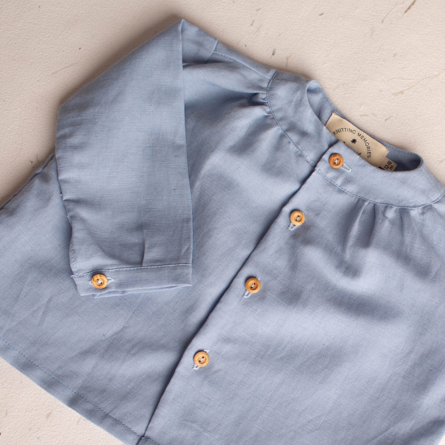 Blue linen maho shirt