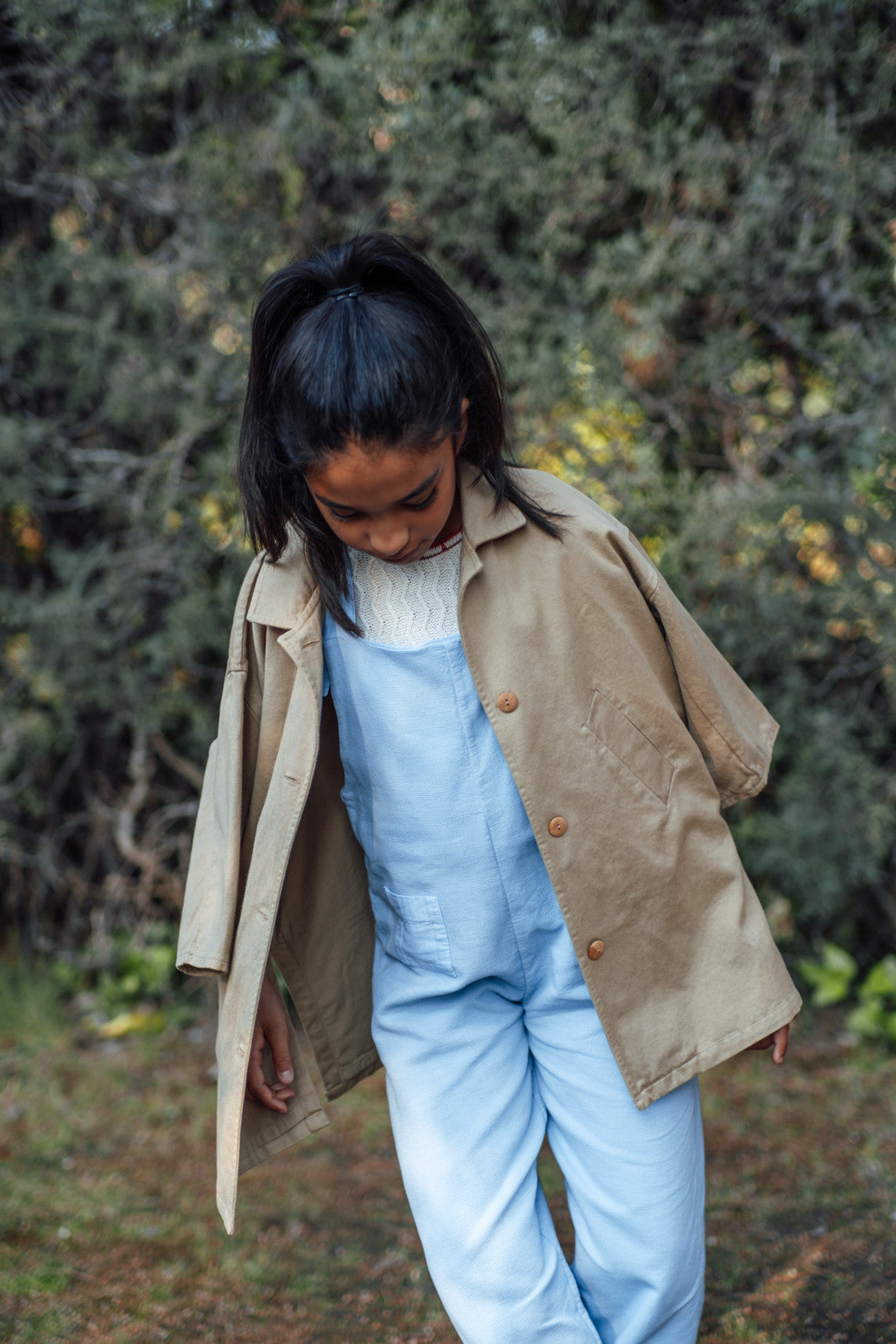 Oversize unisex trench coat