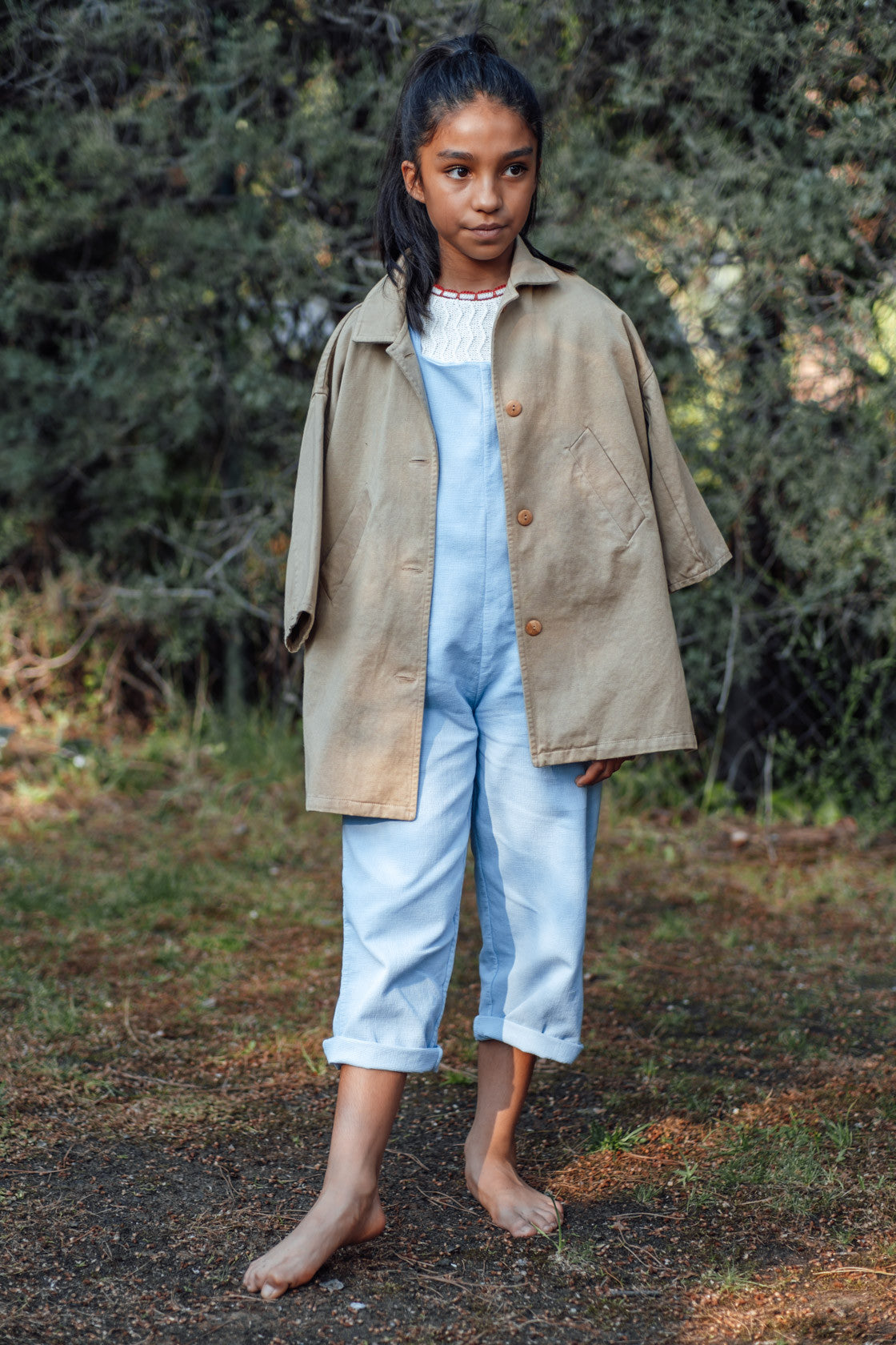 Oversize unisex trench coat