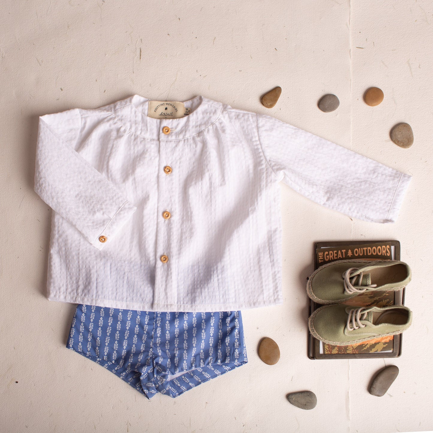 Camisa maho vichy blanco