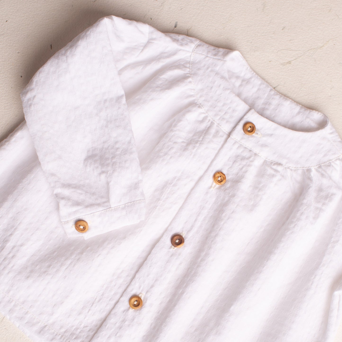 Camisa maho vichy blanco