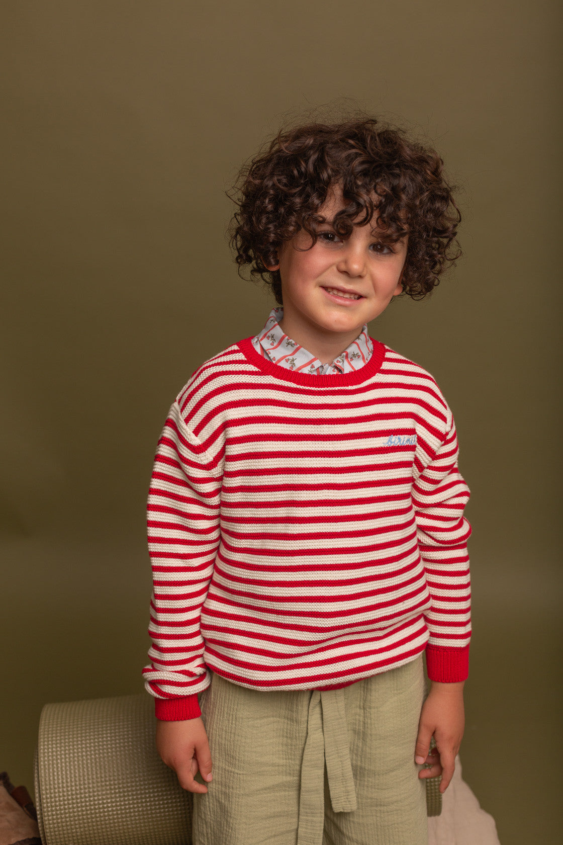 Jersey Oli rayas rojas