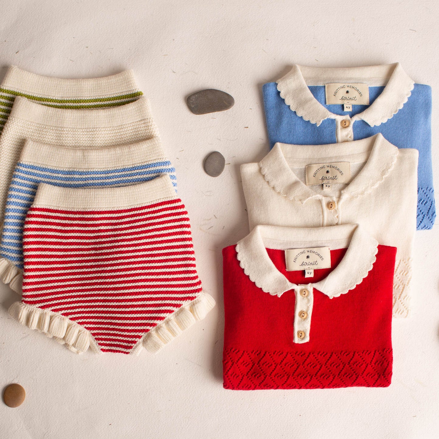 Ivory short sleeve Biri sweater
