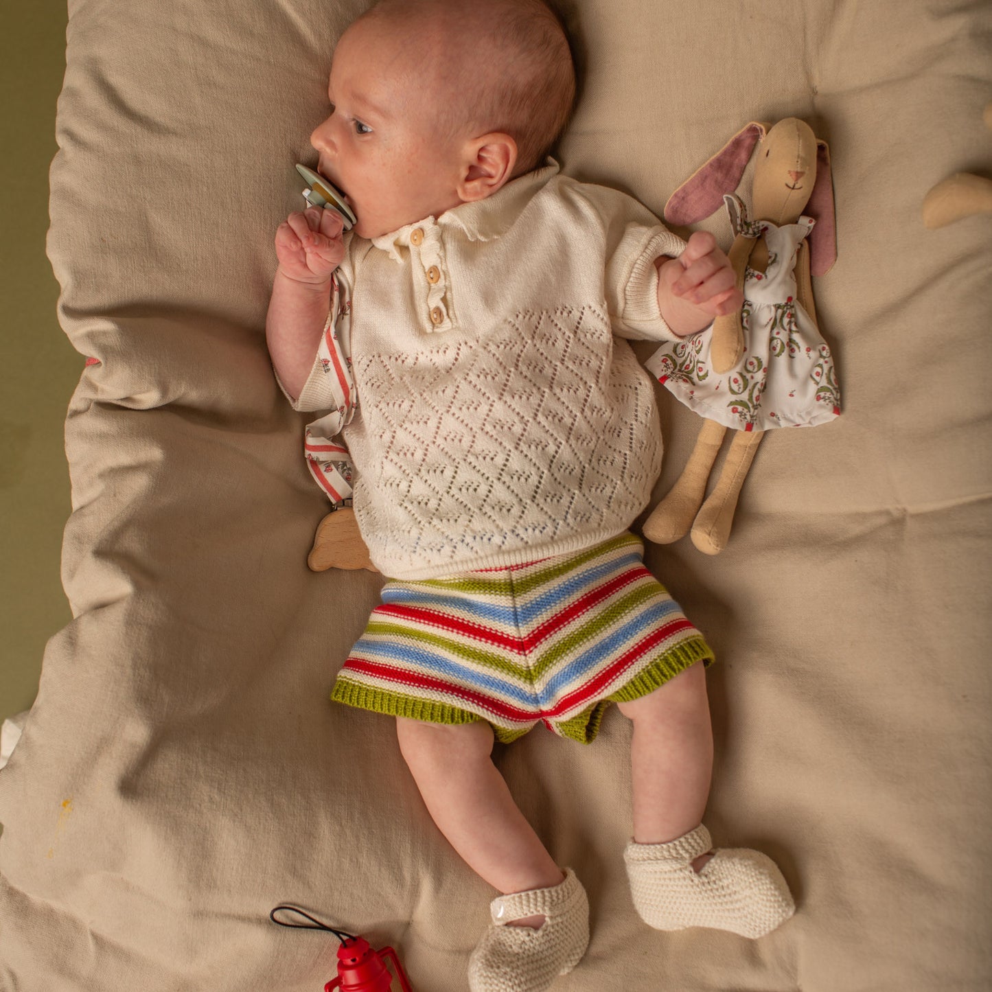Ivory booties