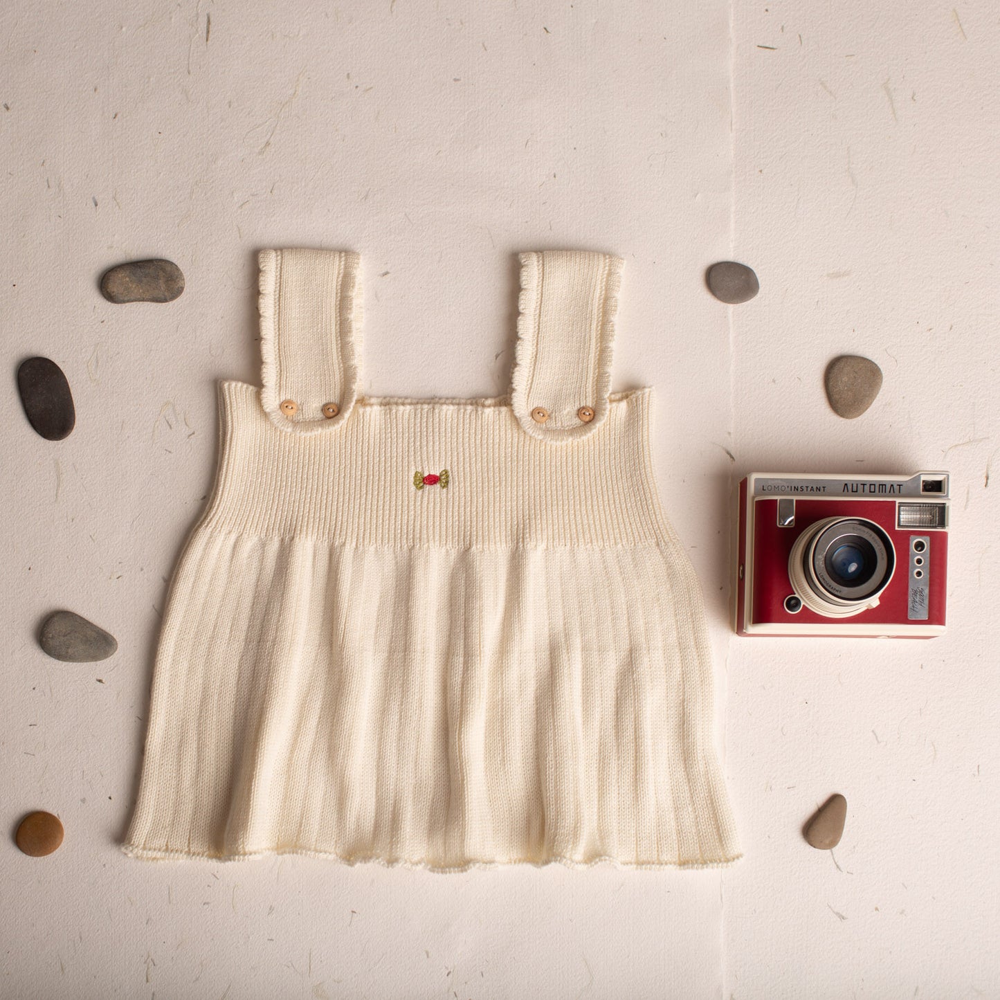 Ivory embroidered top