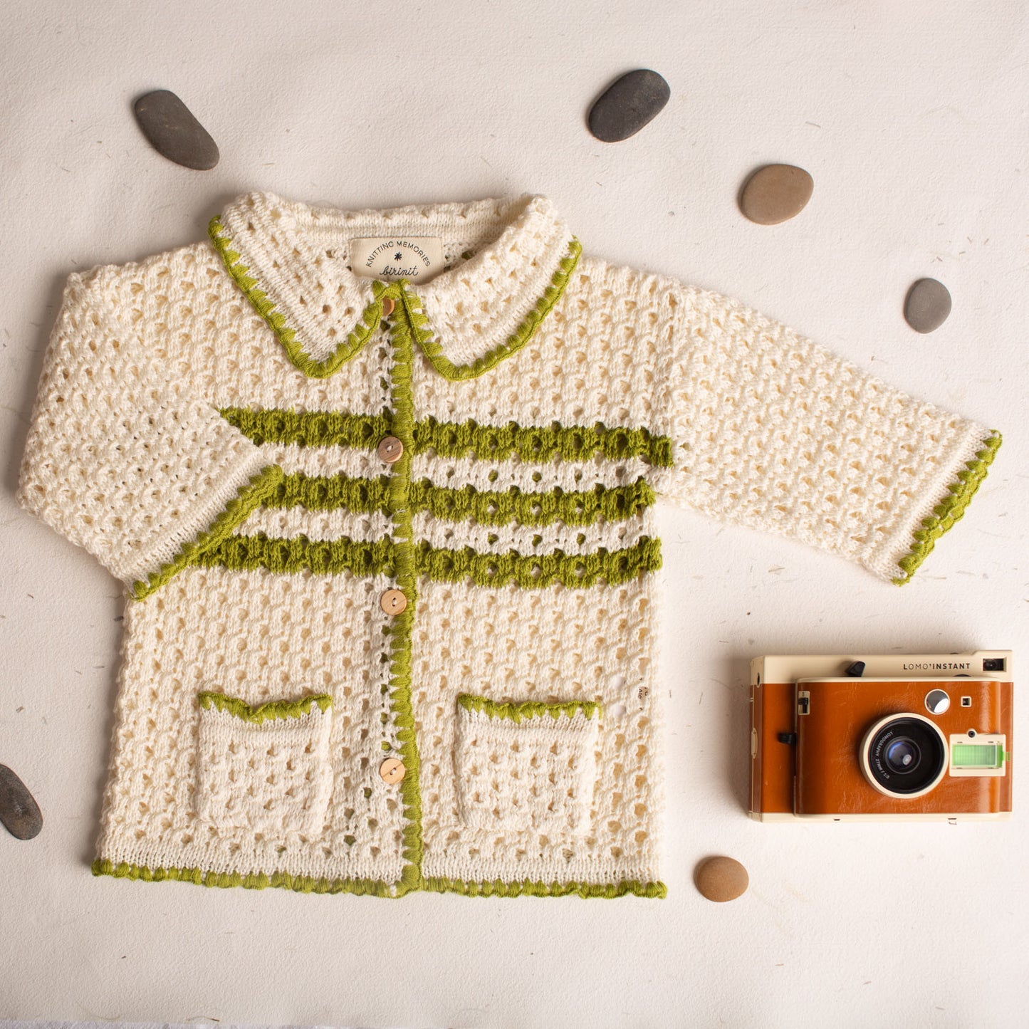 Pistachio knit jacket