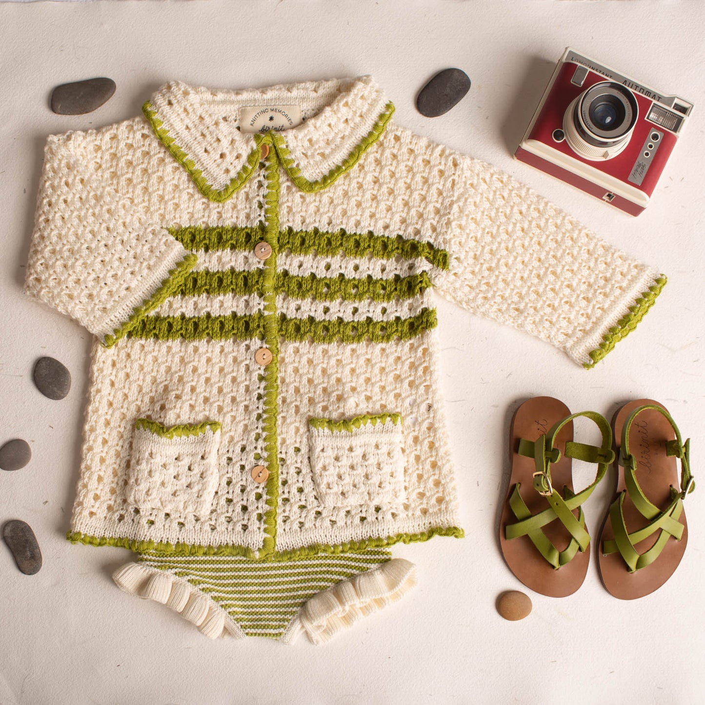 Pistachio knit jacket