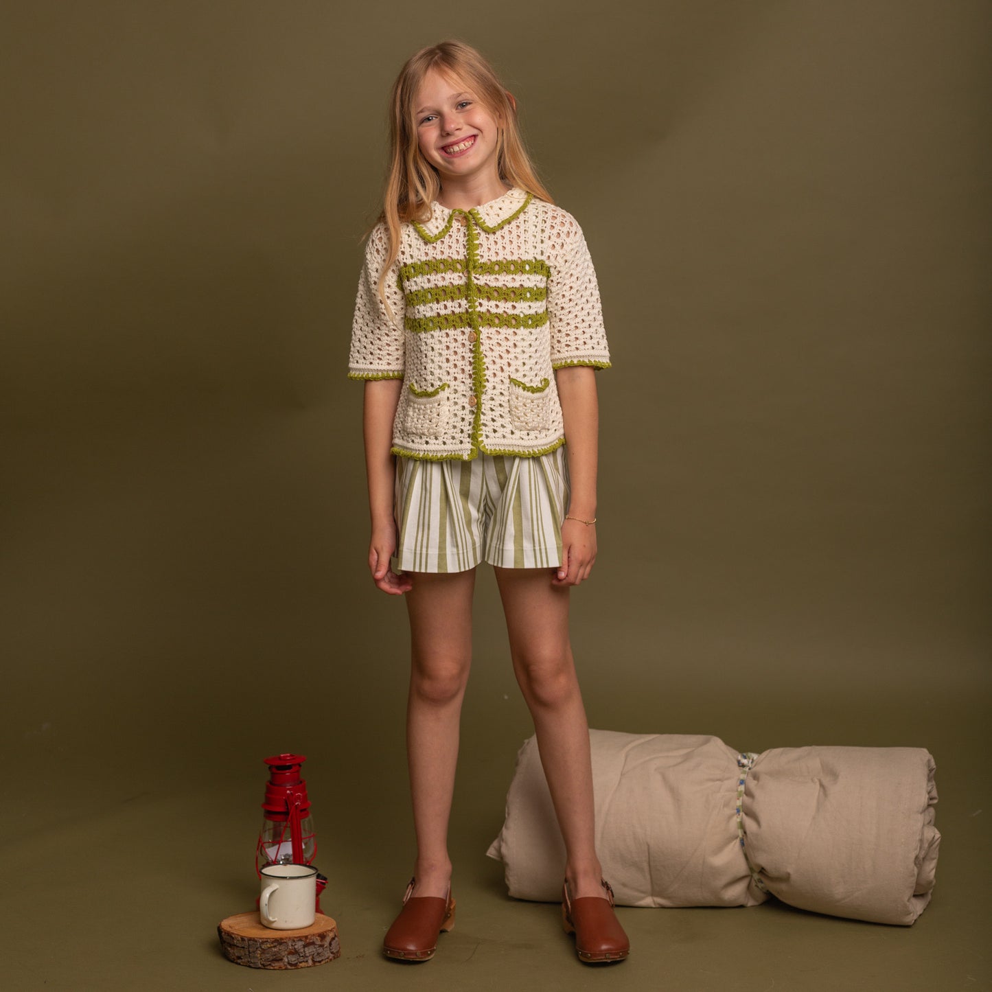 Pistachio knit jacket