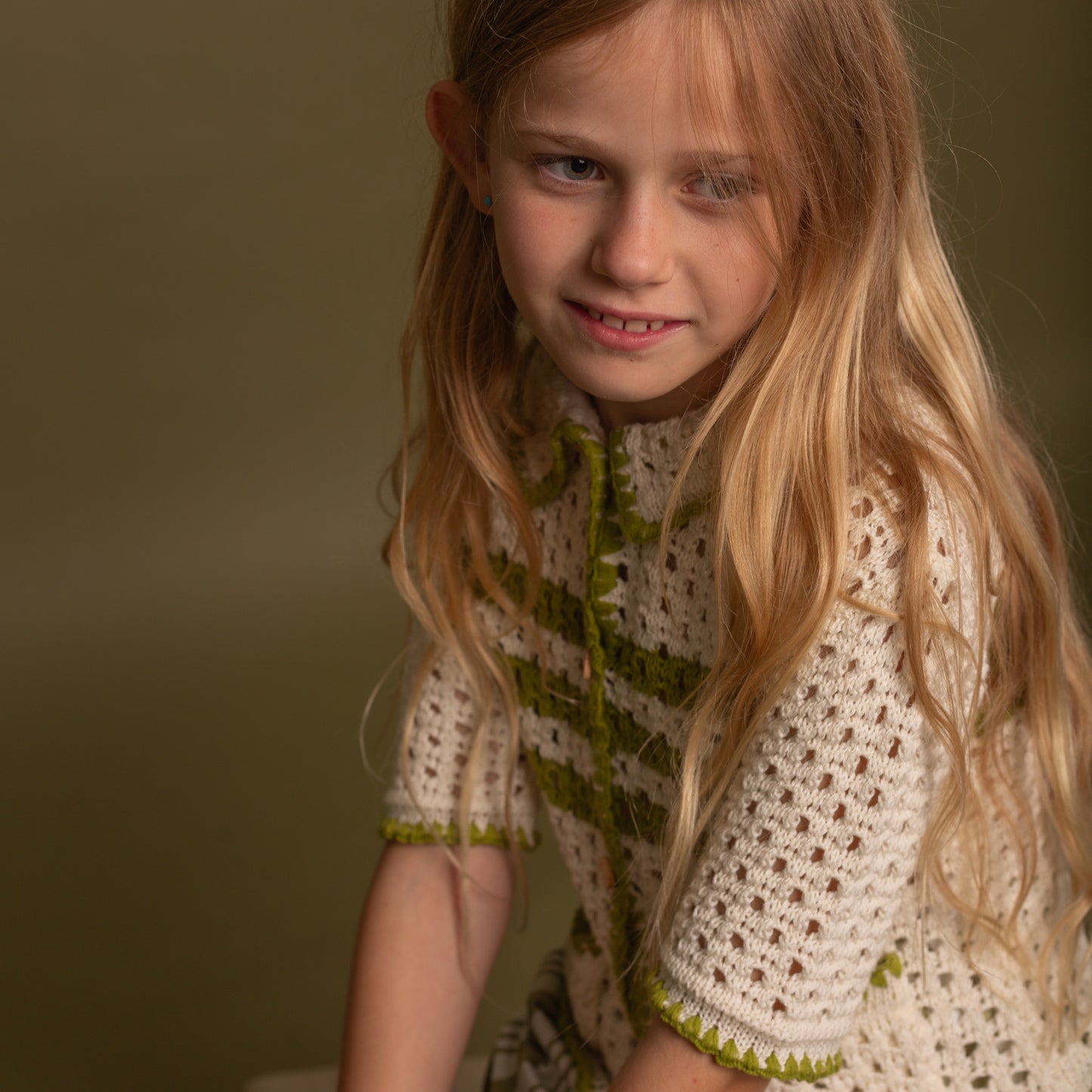 Pistachio knit jacket
