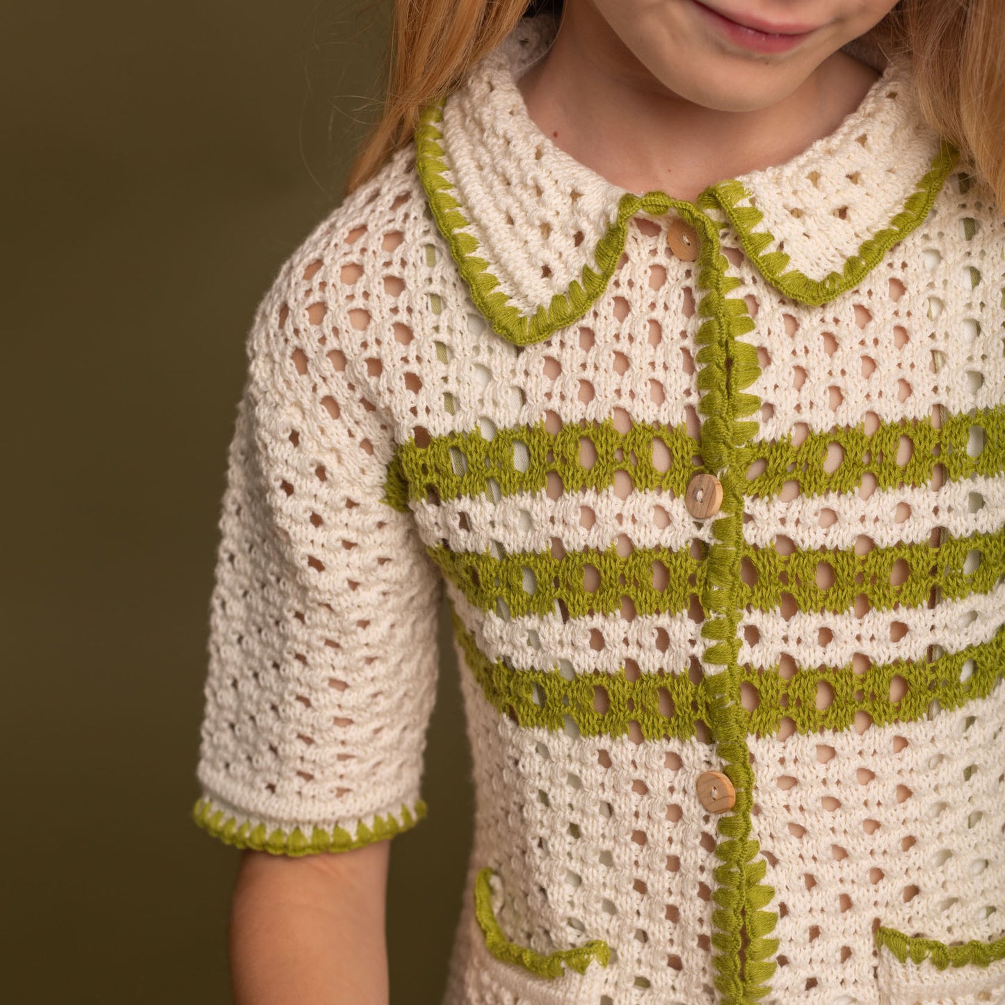 Pistachio knit jacket