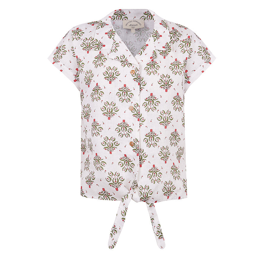 Camisa de mujer lazada Lobatos