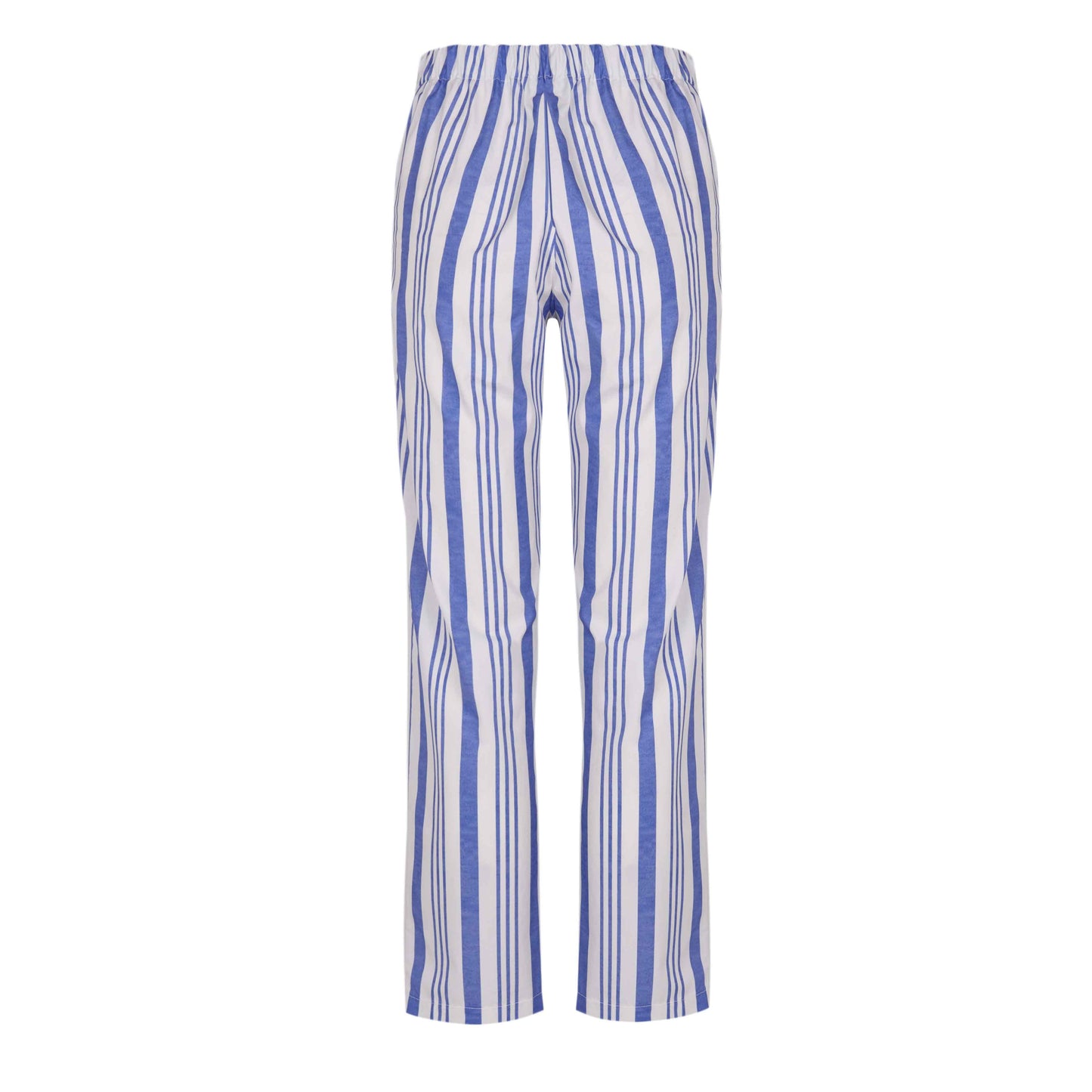 Deep blue stripe pleated Woman trousers