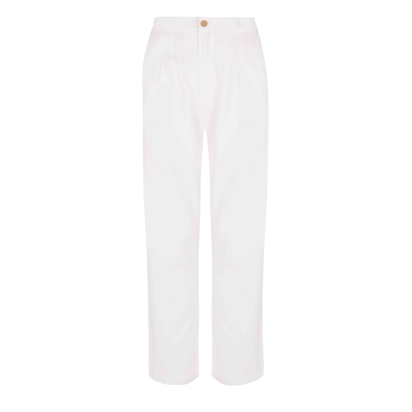 White pleated Woman jeans