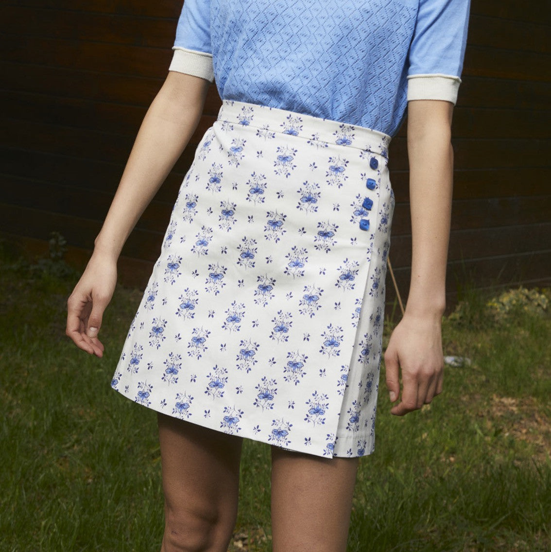 Mini falda de mujer vaquera Rovers