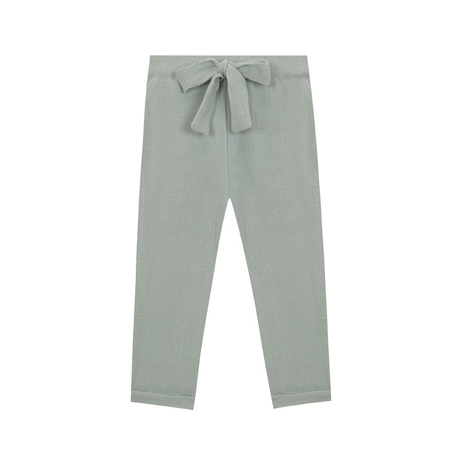 Pistachio bambula long trousers