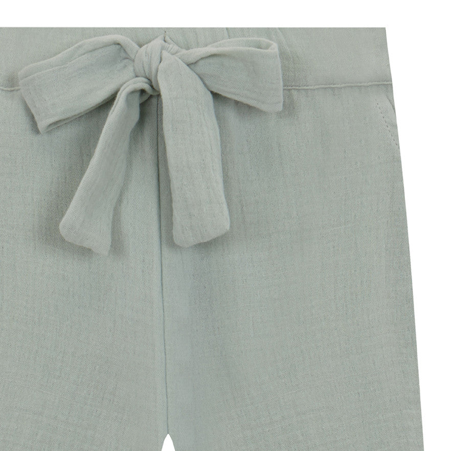 Pistachio bambula long trousers