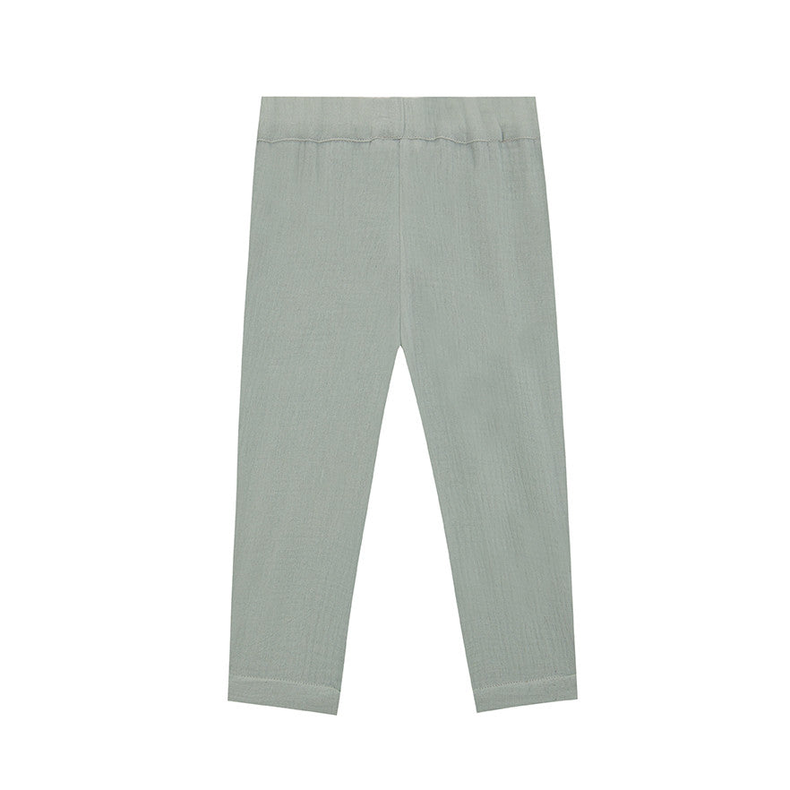 Pantalón largo bambula pistacho