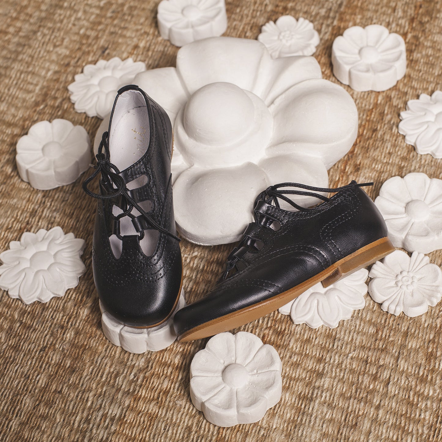 Black english shoes