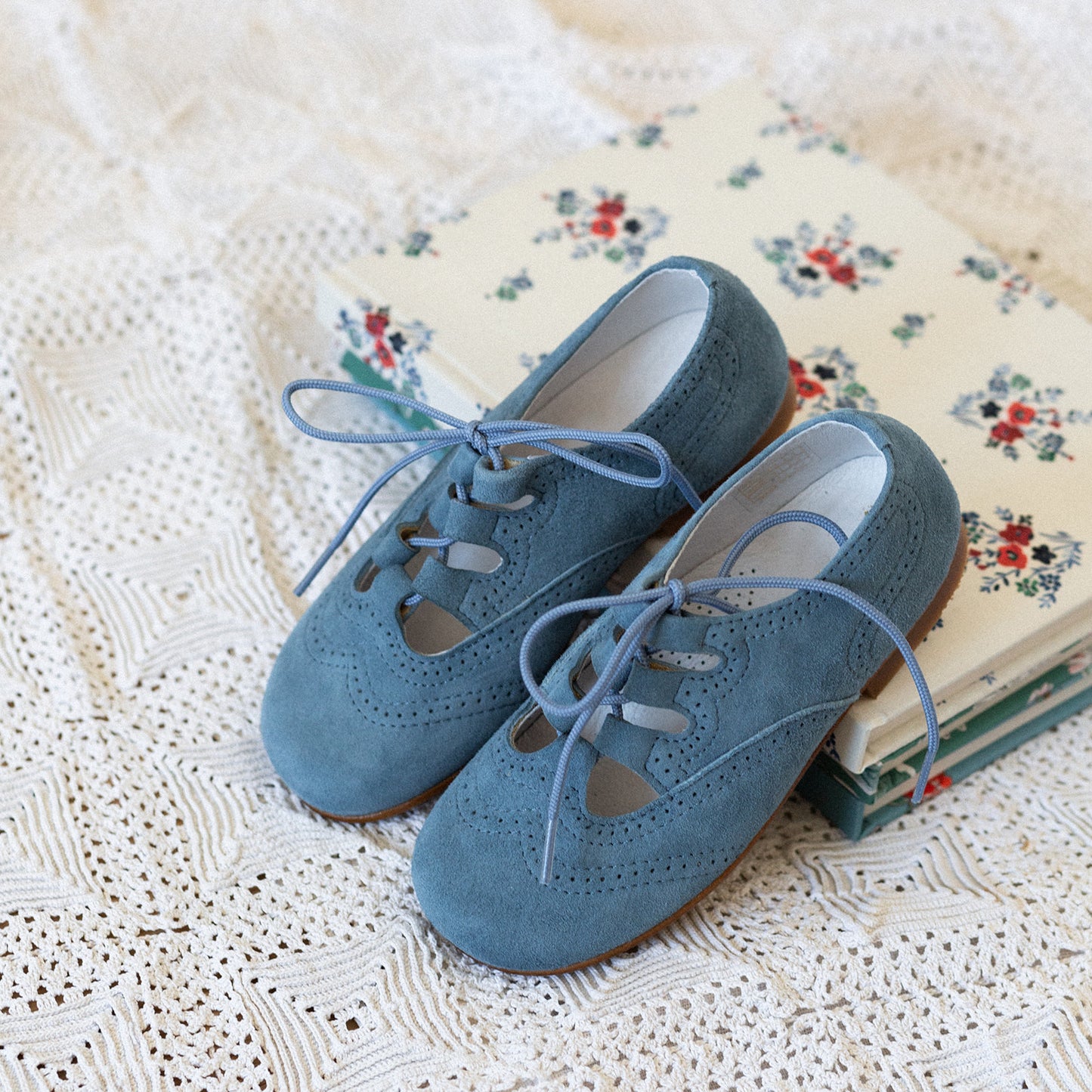 Jeans suede english shoes