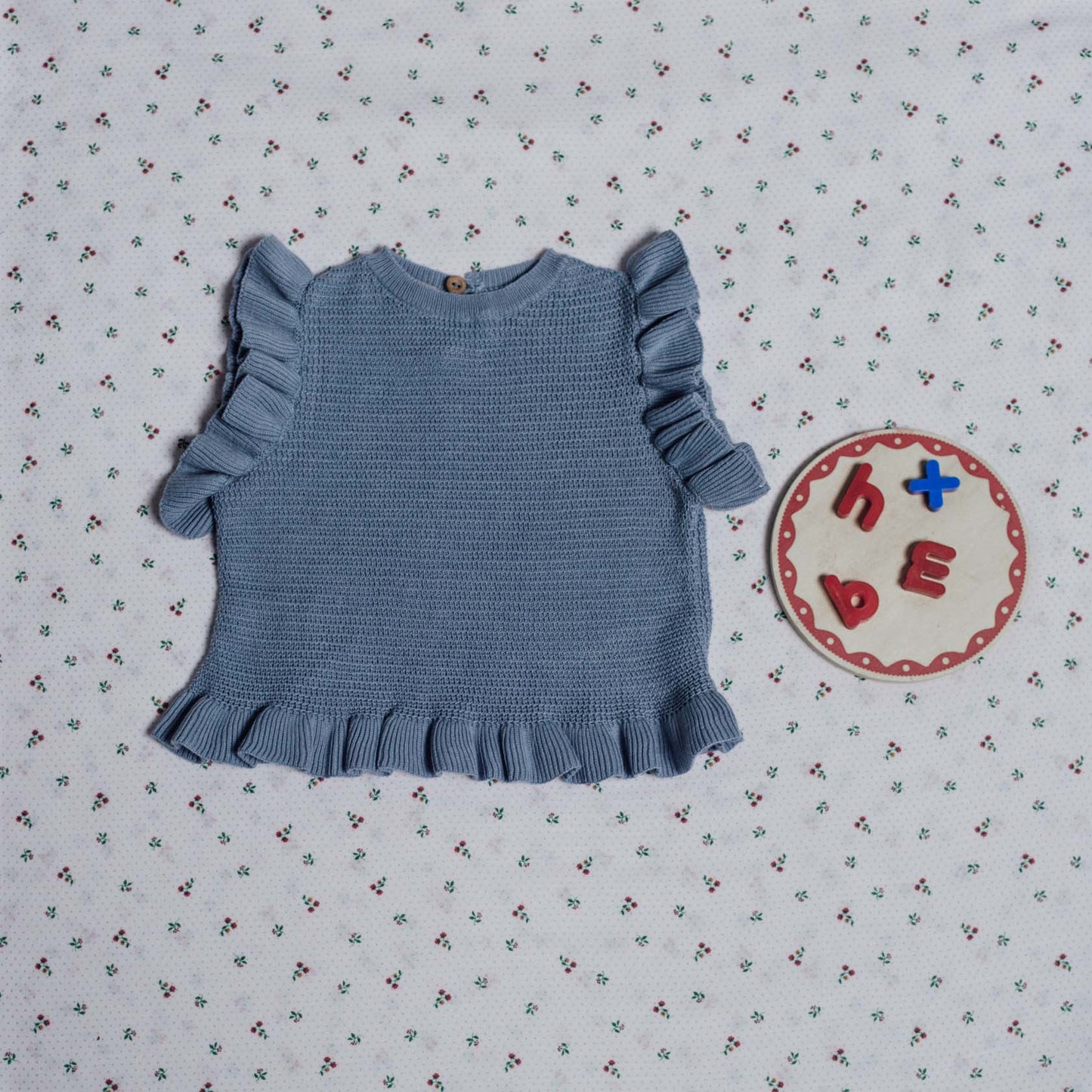 Blue woman top