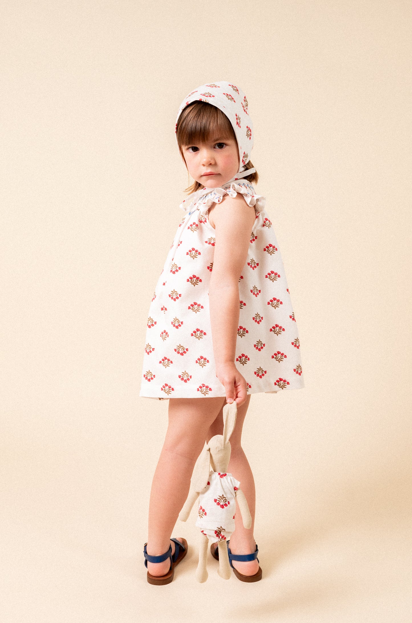 Monzón smocked blouse and bloomer set baby