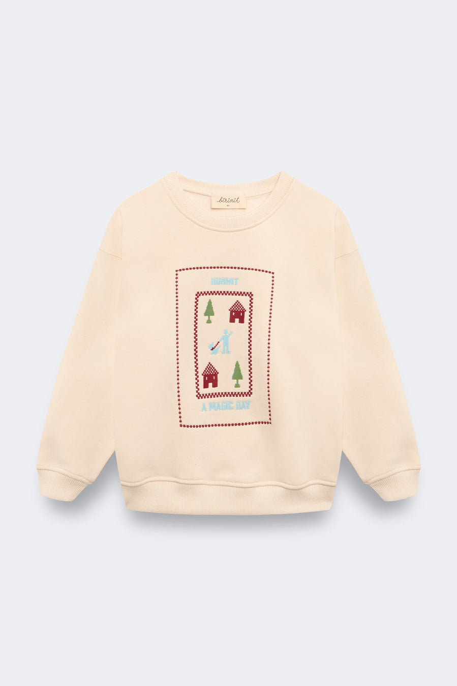 Sudadera ivory Magic day niño
