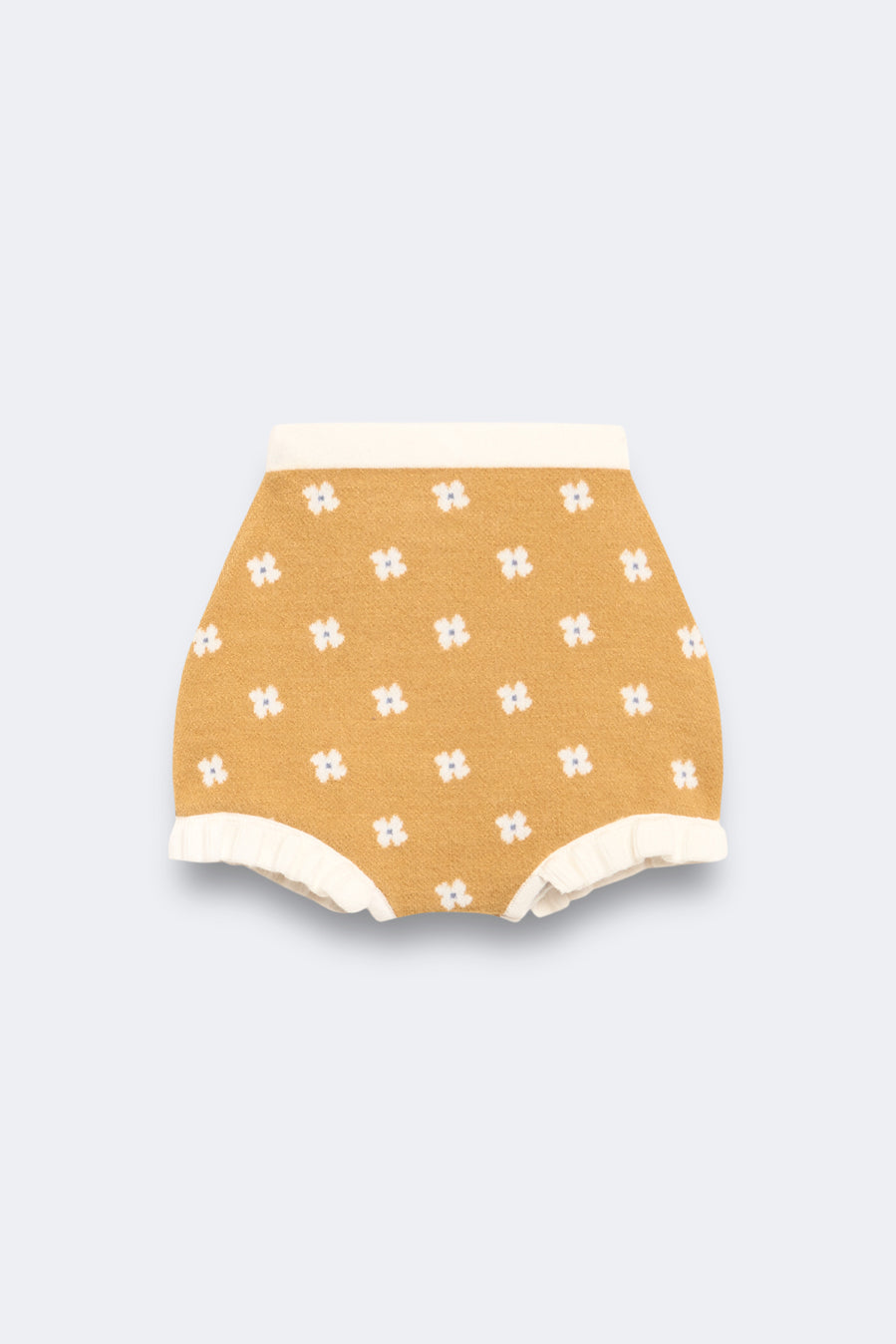 Jersey punto Mustard Floral niña