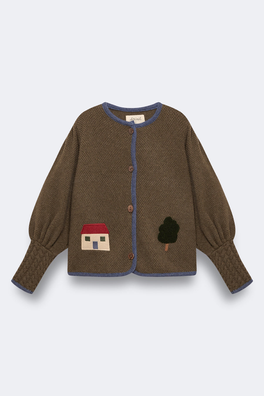 Cardigan autriaca punto bordada niña