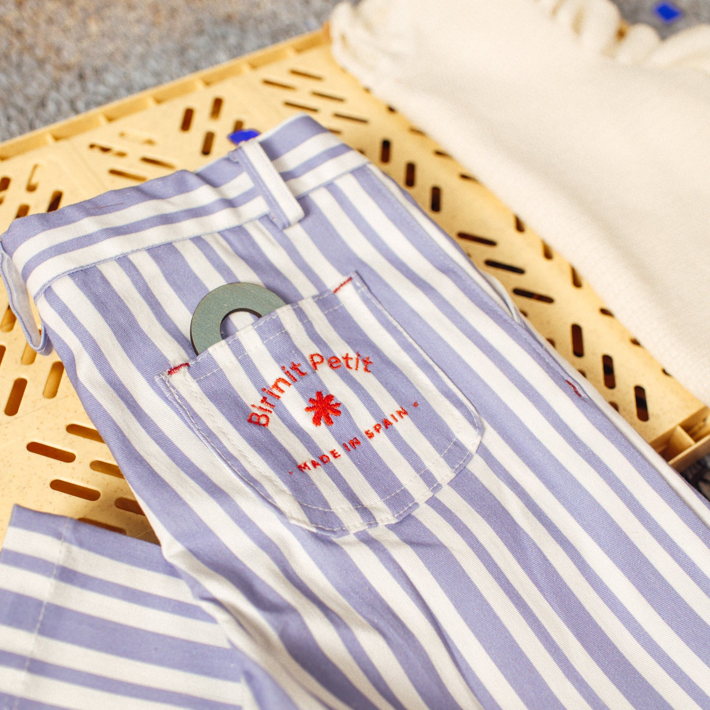 Long bluish Stripes jeans