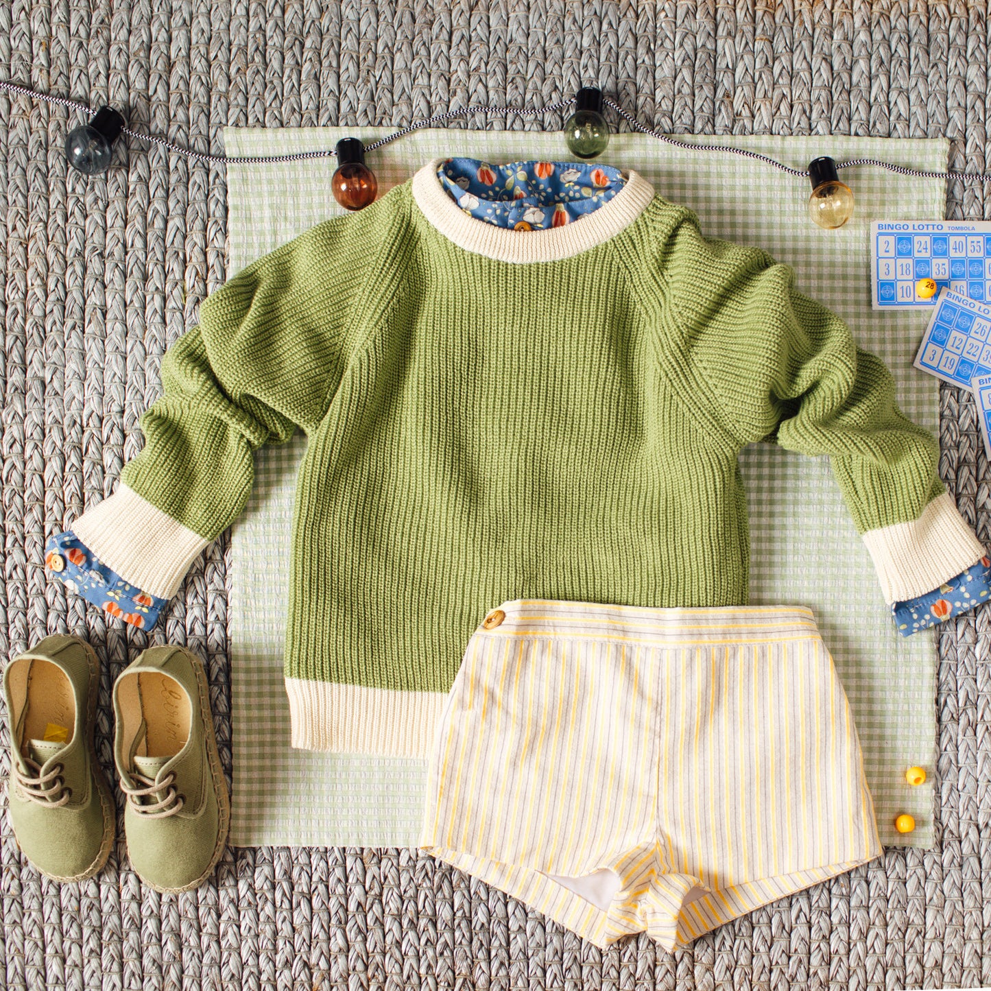 Yellow Stripes short