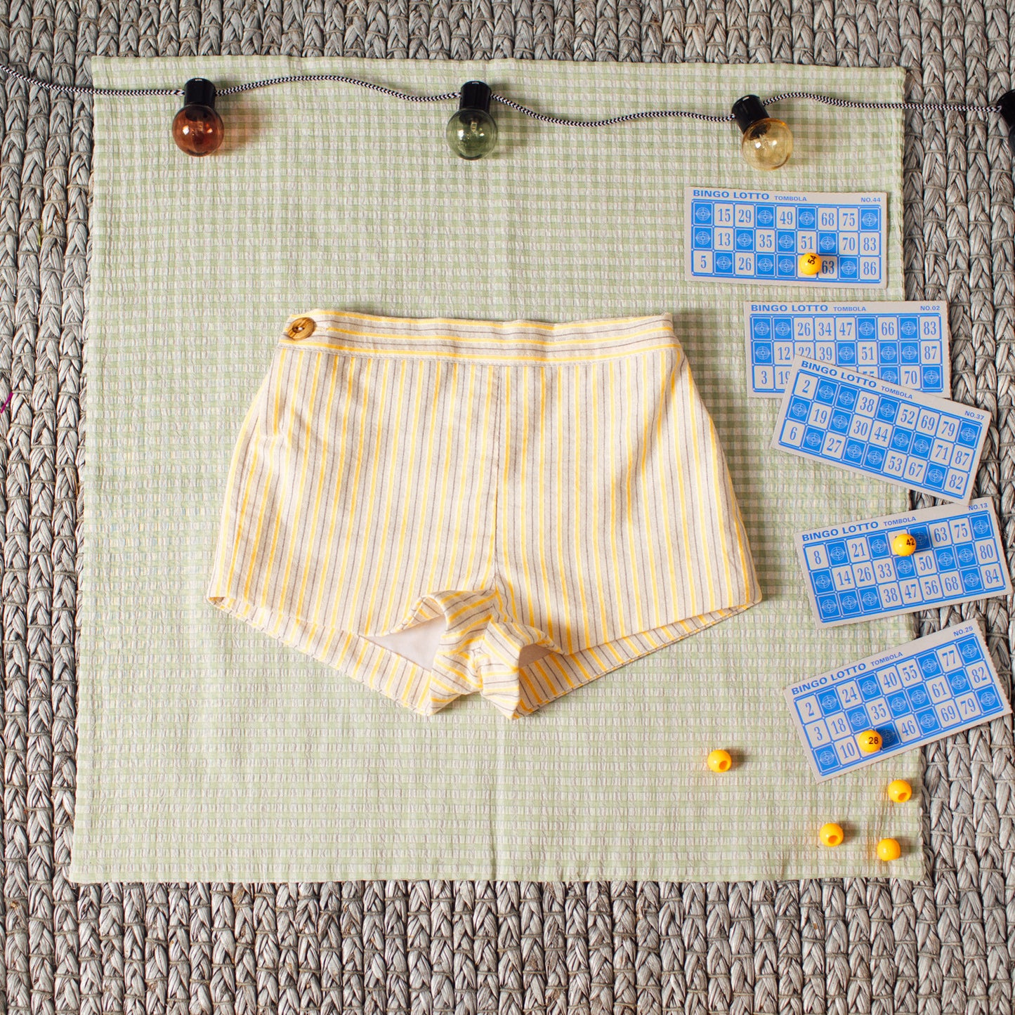 Yellow Stripes short