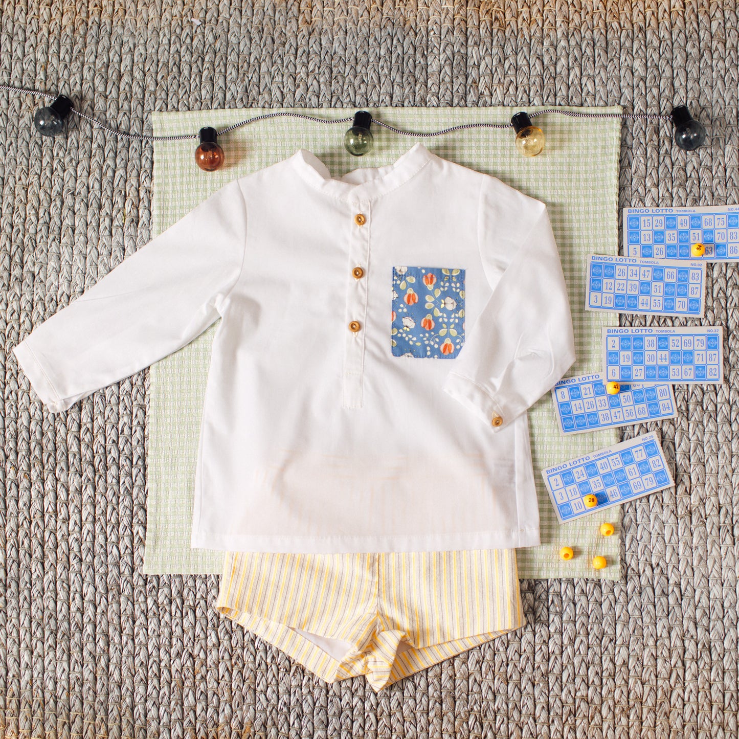 Yellow Stripes short