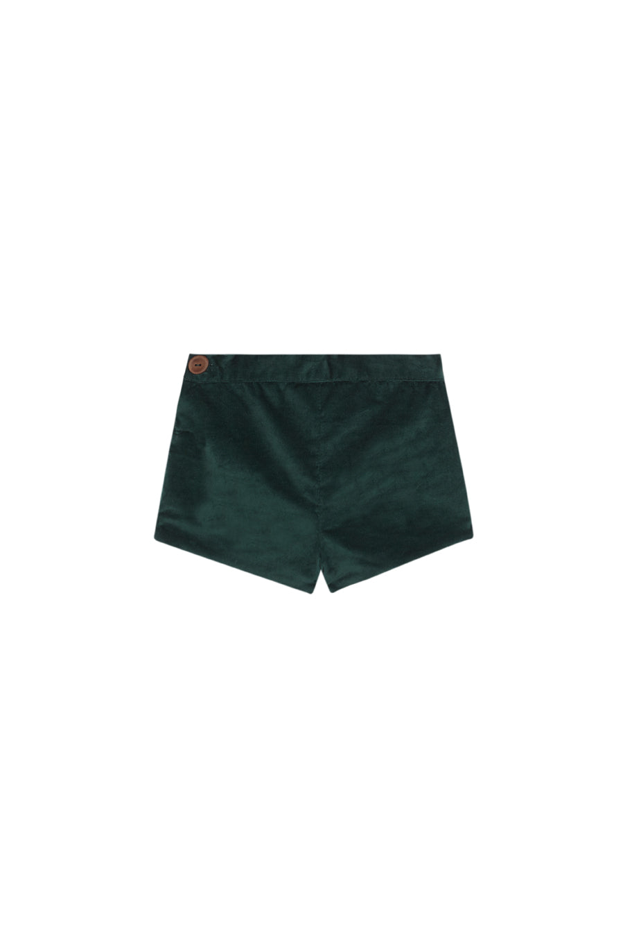 Pantalón corto velvet Verde bebé