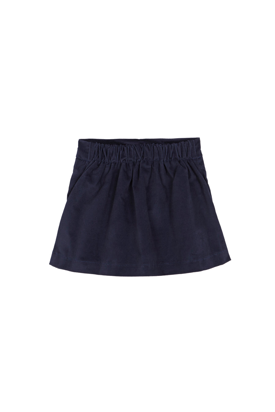 Cobalt Blue velvet mini skirt