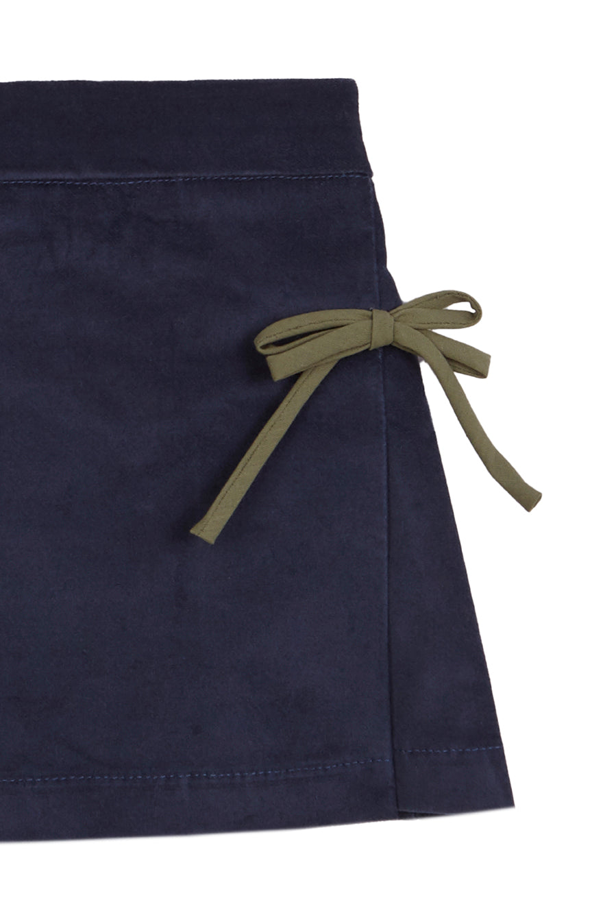 Cobalt Blue velvet mini skirt