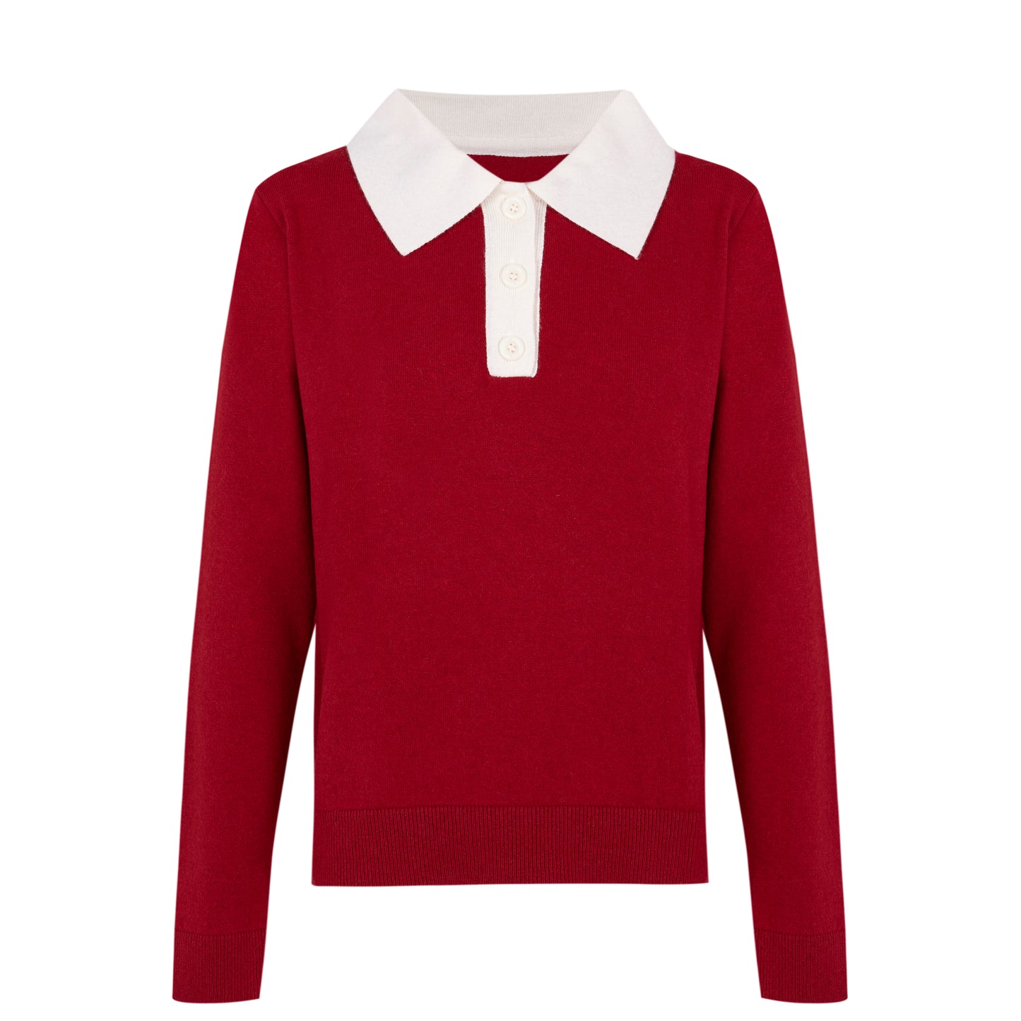 Woman Burgundy Biri knit sweater