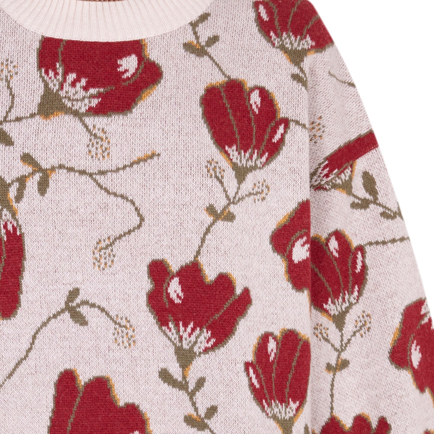 Woman Lola flower knit sweater