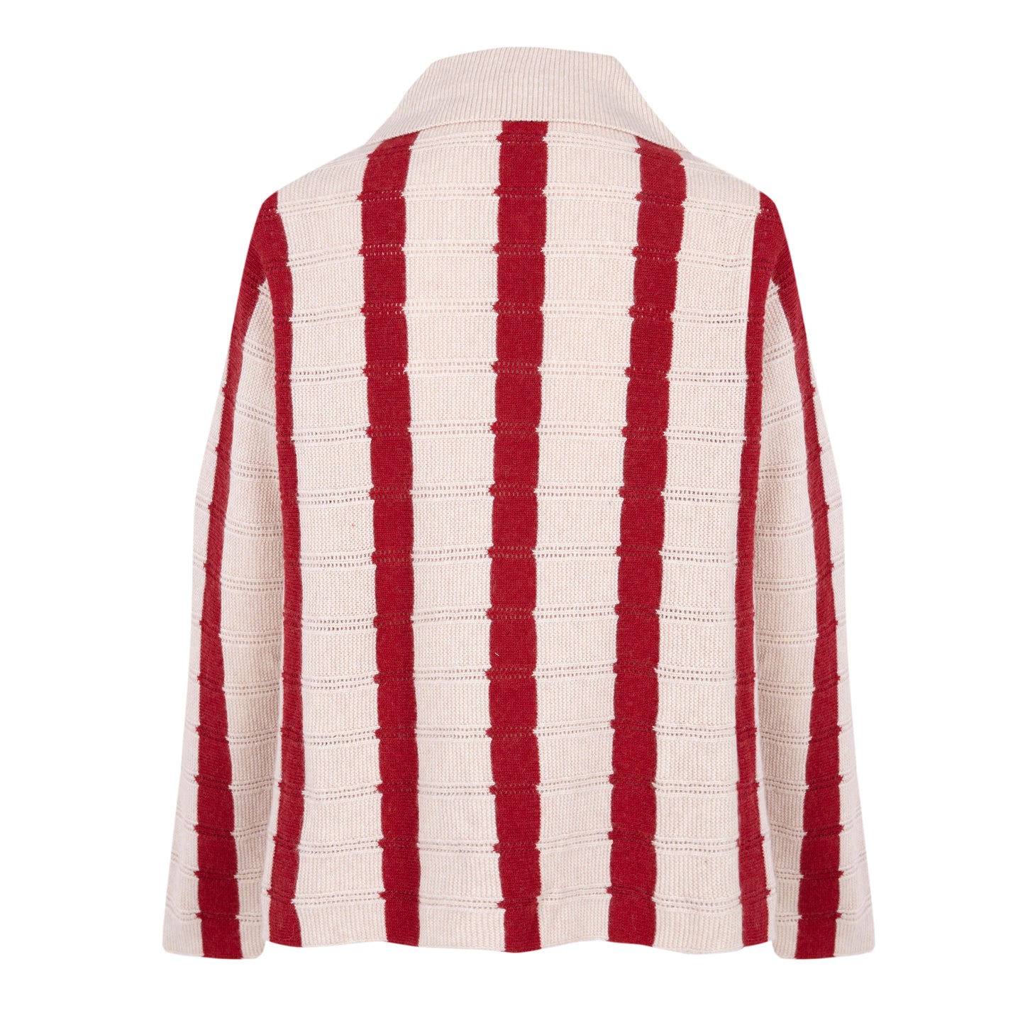 Woman Burgundy knit jacket