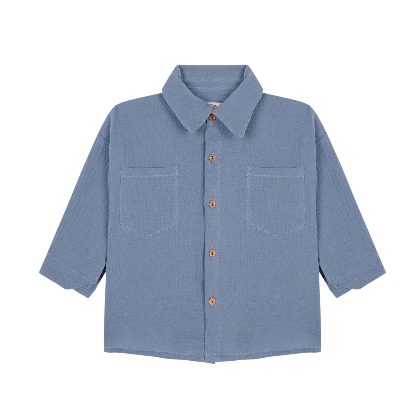 James Cobalt Blue bambula shirt kid