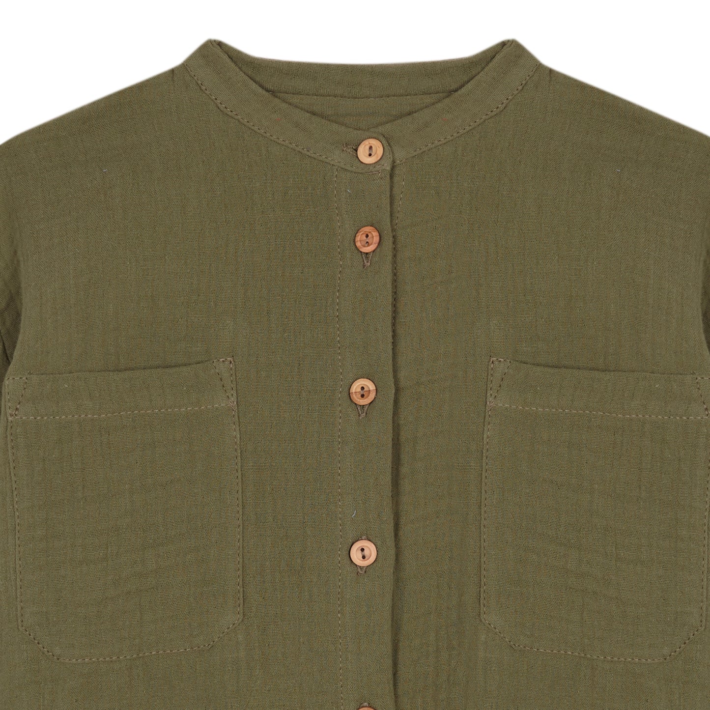 León Green Antique bambula blouse kid