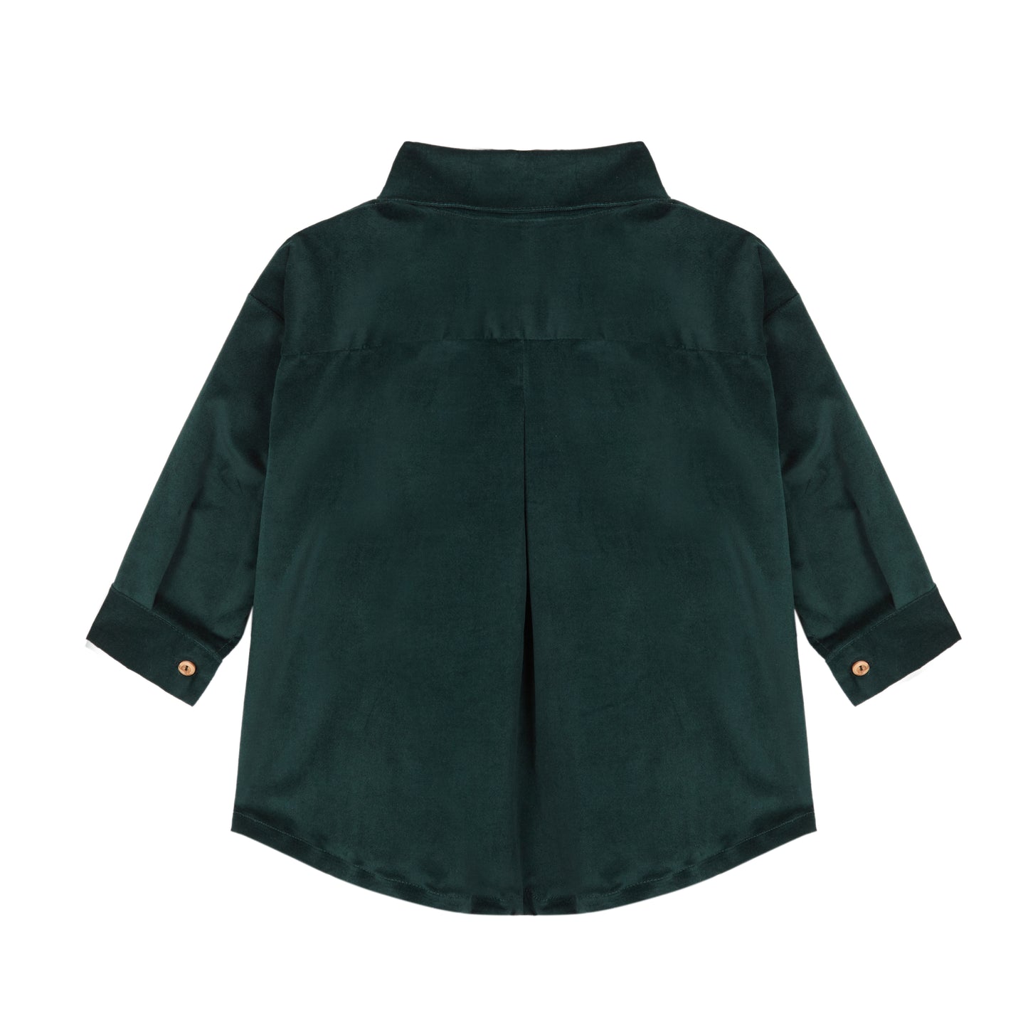 James Green Antique velvet blouse kid