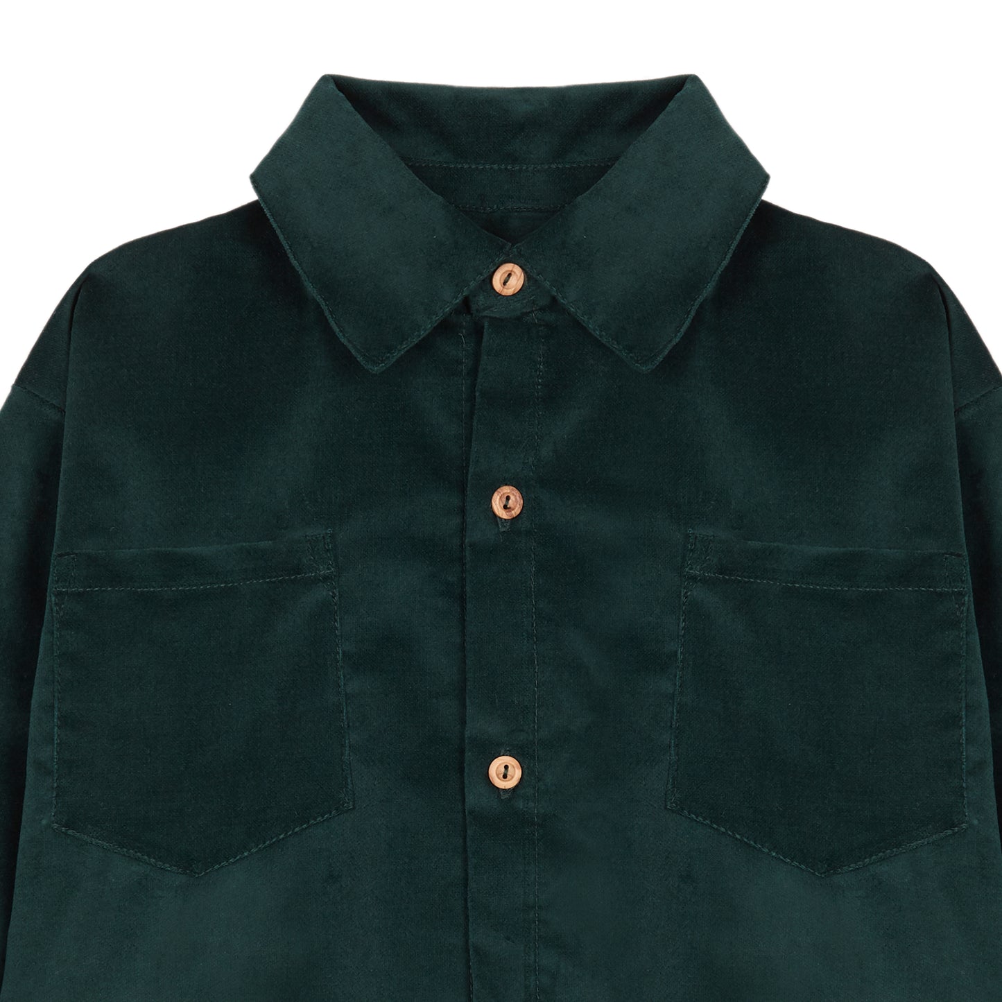 James Green Antique velvet blouse kid