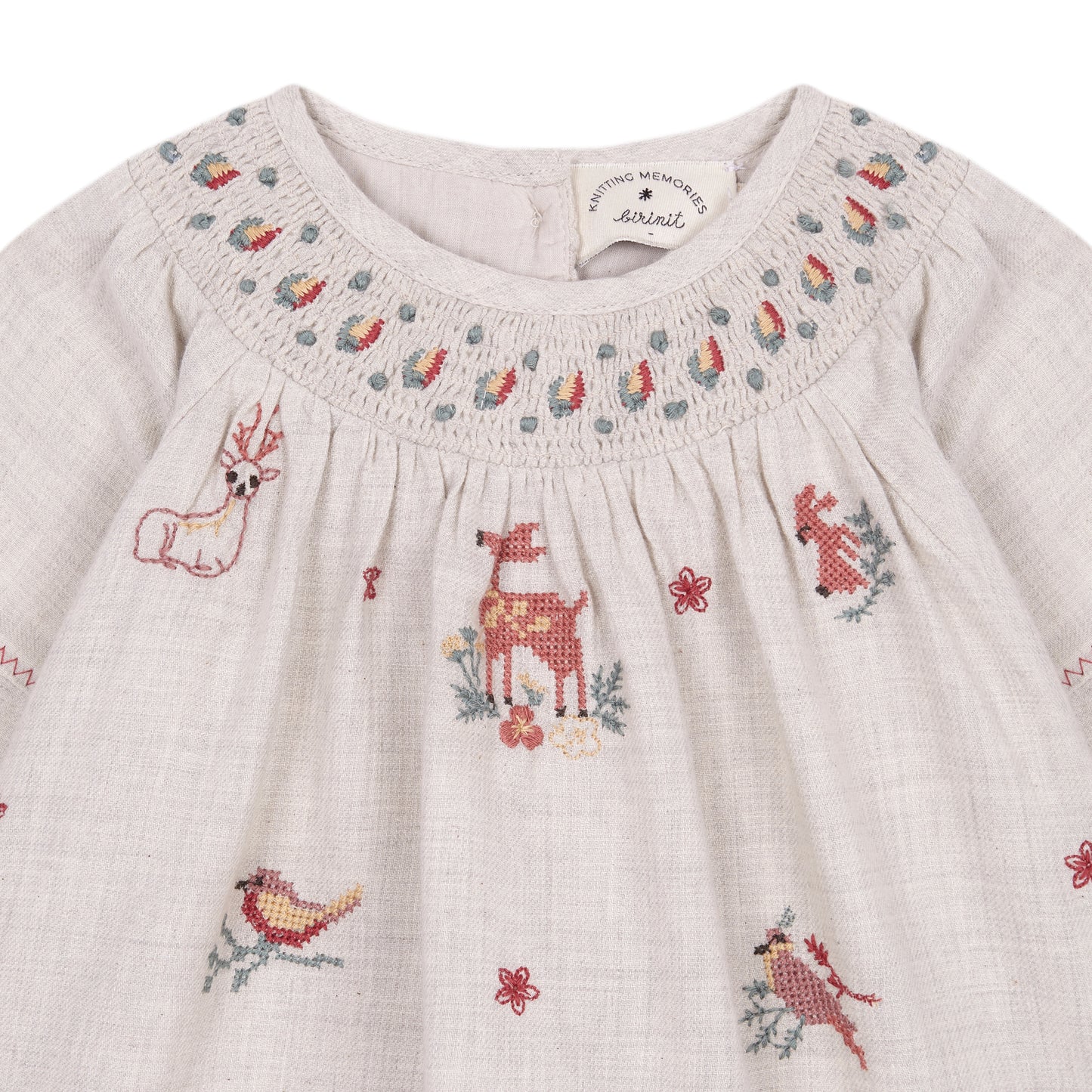 Deer Hurlingham newborn embroidered Jesusito