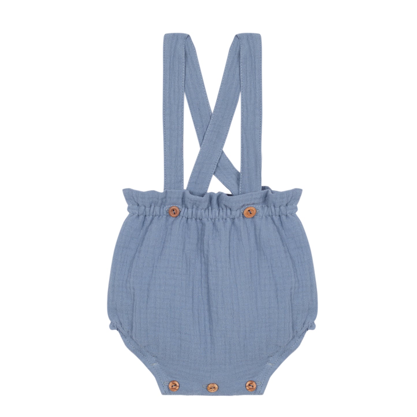 Blue Cobalt velvet straps bloomer
