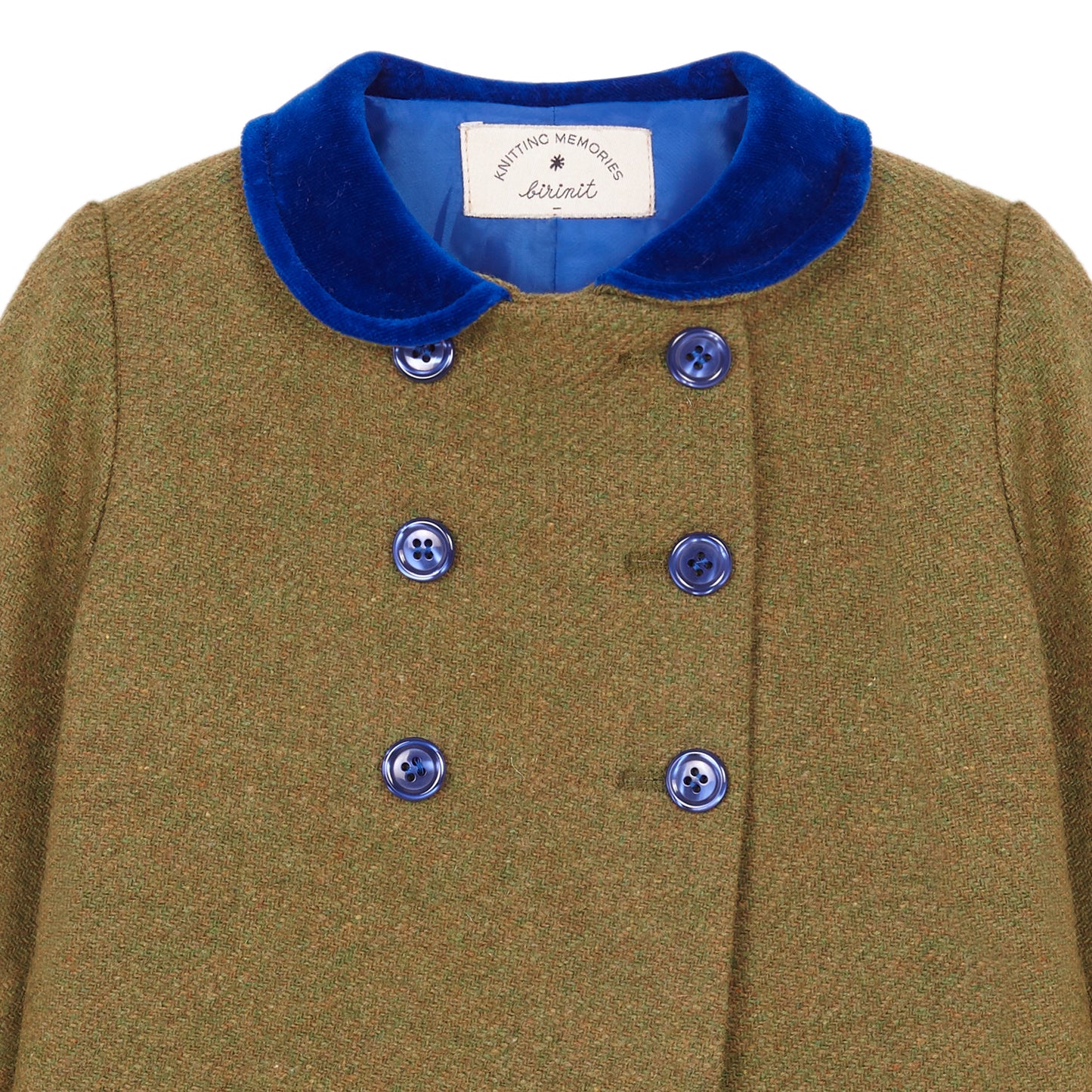 Velazquez Green Antique coat baby neck