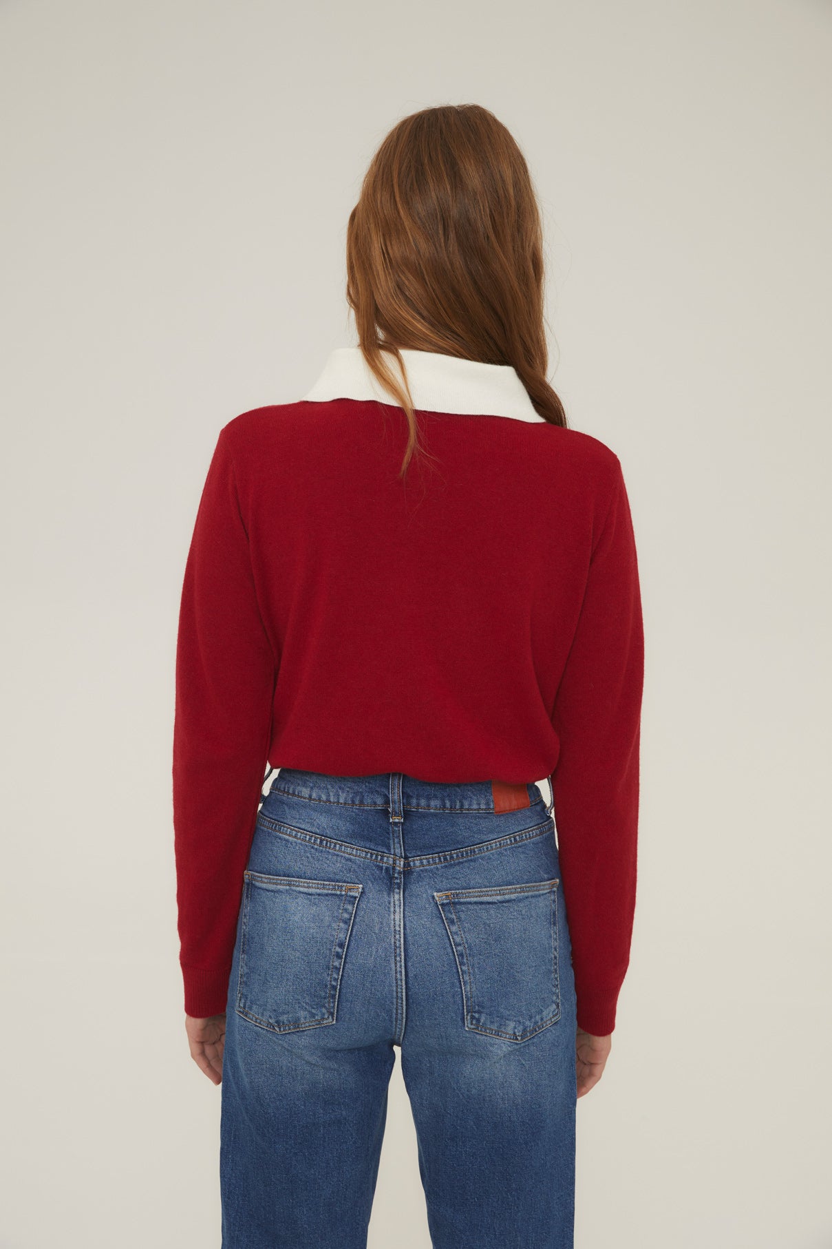 Woman Burgundy Biri knit sweater