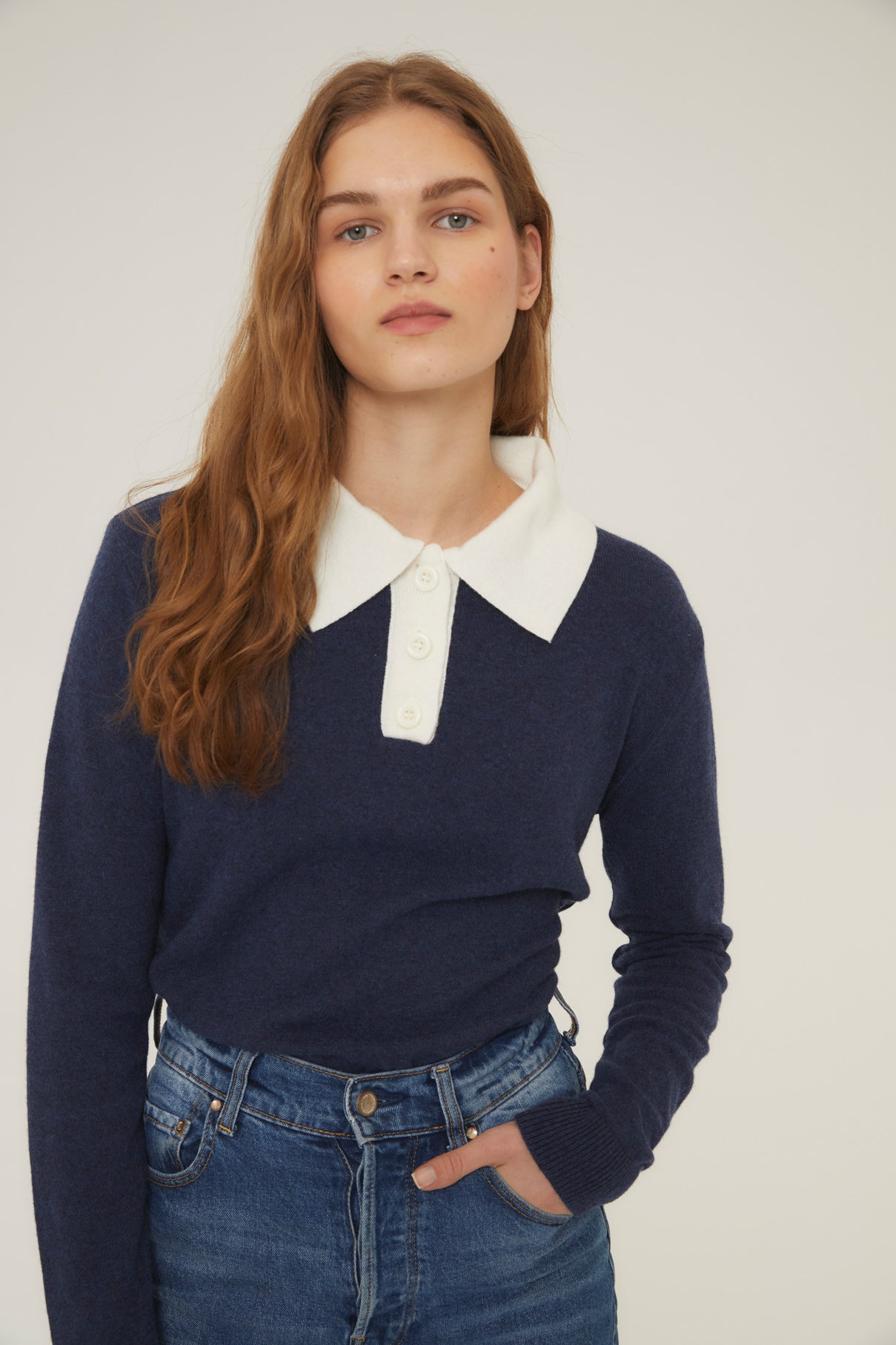 Woman Cobalt Blue Biri knit sweater