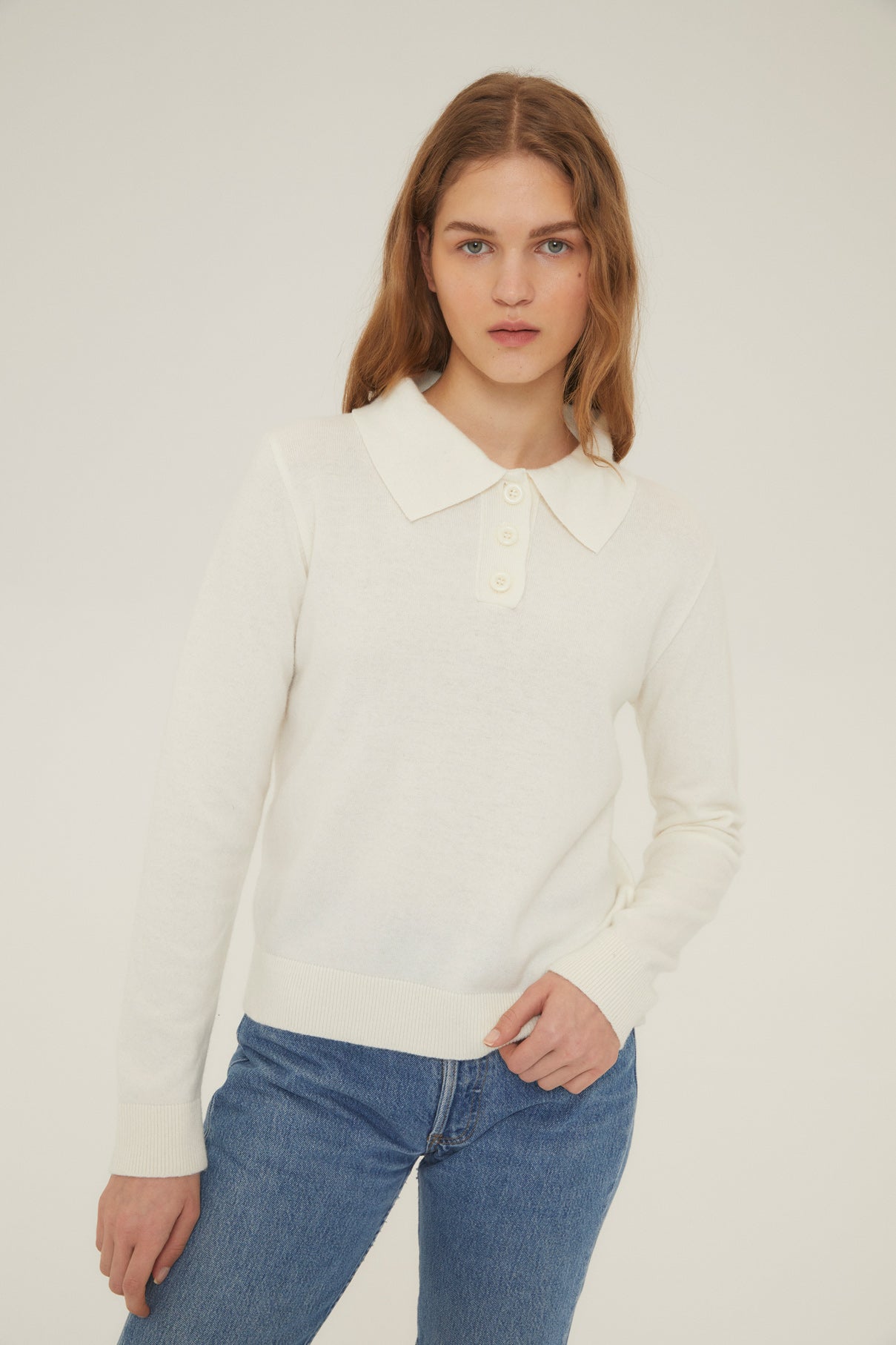 Woman Ivory Biri knit sweater
